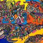 Le jour de la fête de la Saint-Pierre et Saint-Paul - 120 x 87 cm - 1995