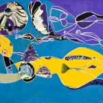 Méduse et euralyde sténo - Huile sur toile - 130 x 100 cm - 1979