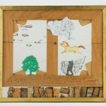 Petit cheval - Plexiglass et bois - 37 x 30 cm - 1975