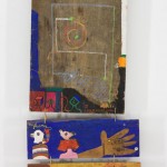 Sans titre - Peinture sur bois - 49 x 113 cm - 1973