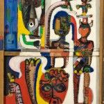 Sans titre - Peinture sur carton - 100 x 130 cm - 1978