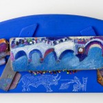 Toréro assis - Acrylique sur bois - 97 x 24 cm - 1990