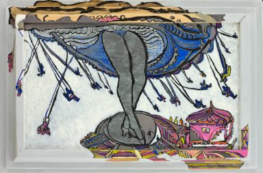 acrylique sur zinc 1995