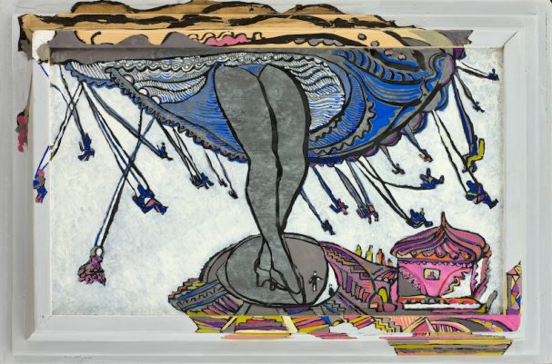 acrylique sur zinc 1995