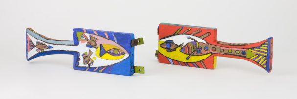 acrylique sur bois 2002