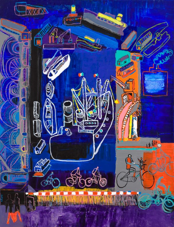 acrylique sur bois 2007