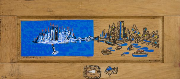 acrylique sur bois 1996