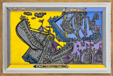 acrylique sur zinc 1993