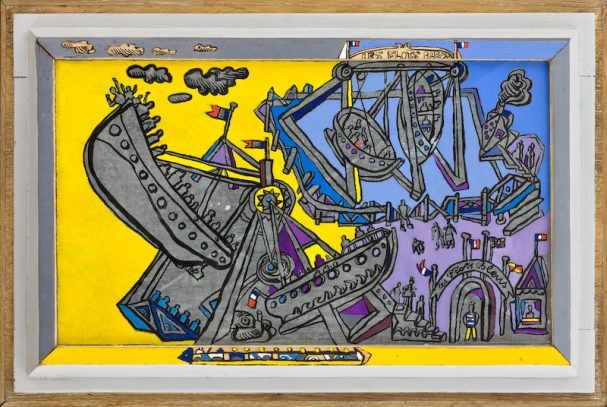 acrylique sur zinc 1993