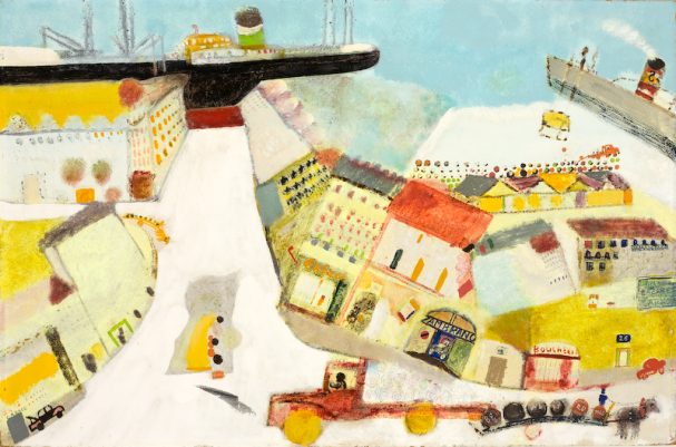 huile sur bois 1966